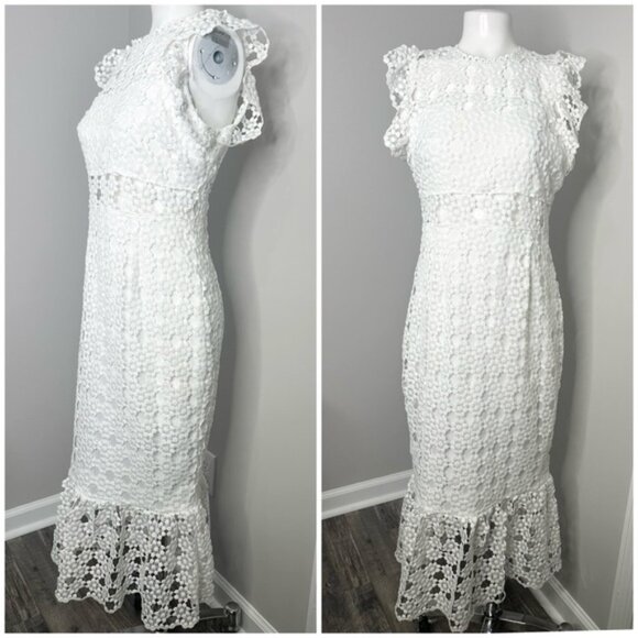 PETAL&PUP WHITE LACE DRESSSIZE - 8 - PRELOVED - Picture 5 of 6